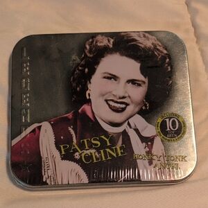 Patsy Cline Legends Honky Tonk Angel Collectible Tin And Music